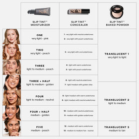 Saie slip tint paired with Glowy Super Gel to boost luminosity and layered glow benefit