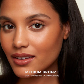 Saie Sun Melt close-up of ingredients label highlighting nourishing skincare benefits
