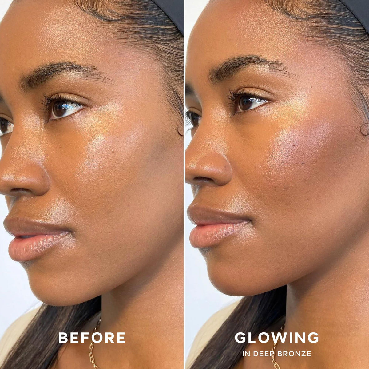 Saie close-up of cream texture melting, smooth blend benefit