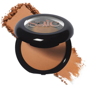 Saie front pan view showing Napoli shade and creamy baked surface for warm glow