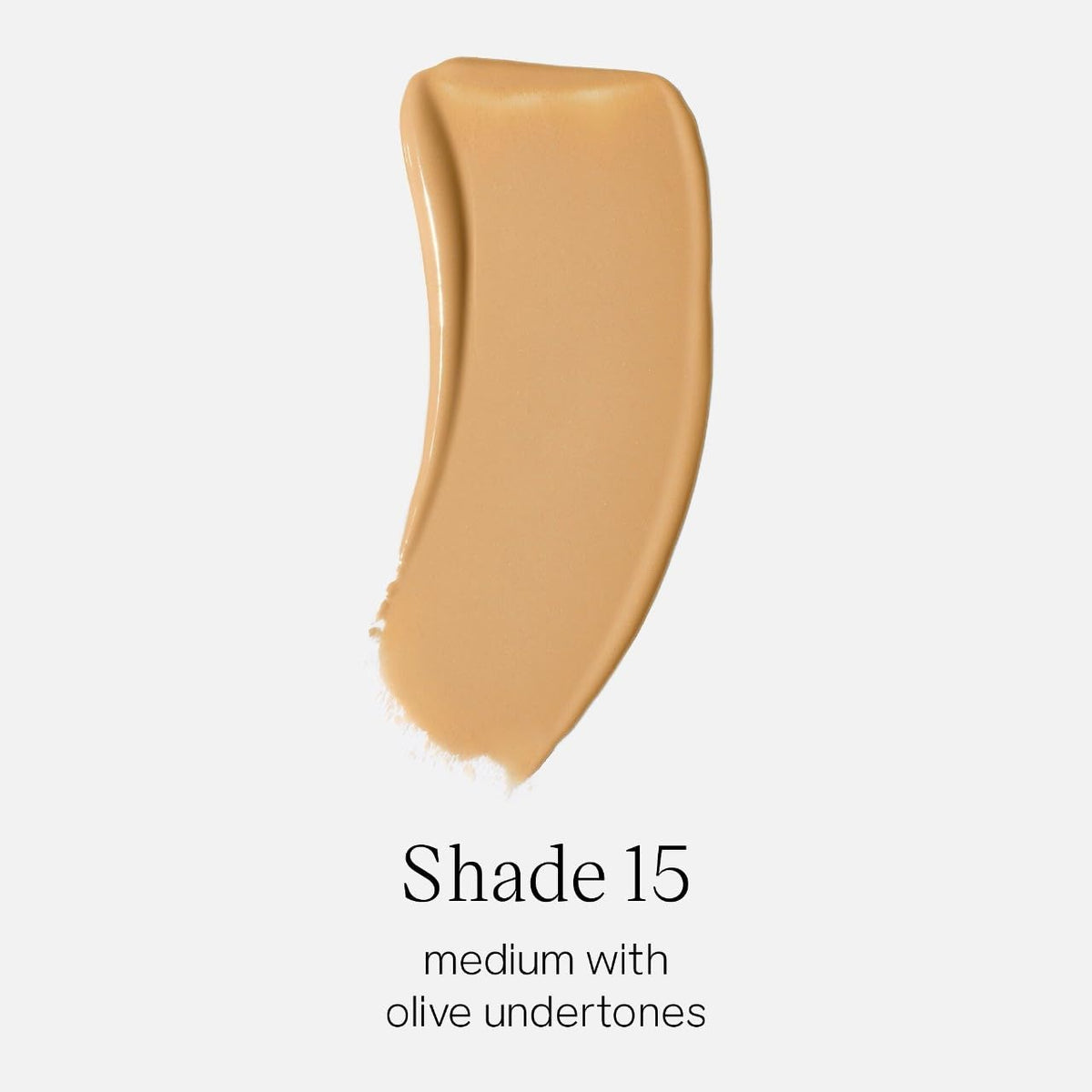 Saie texture close-up of liquid serum-tint highlighting dewy, blendable finish