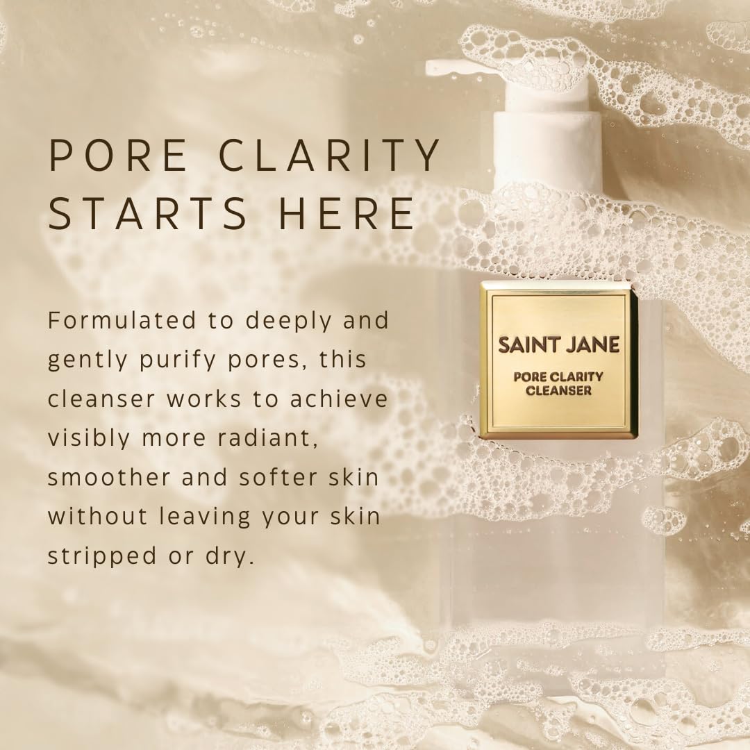 SAINT JANE ingredient label close-up highlighting actives benefit