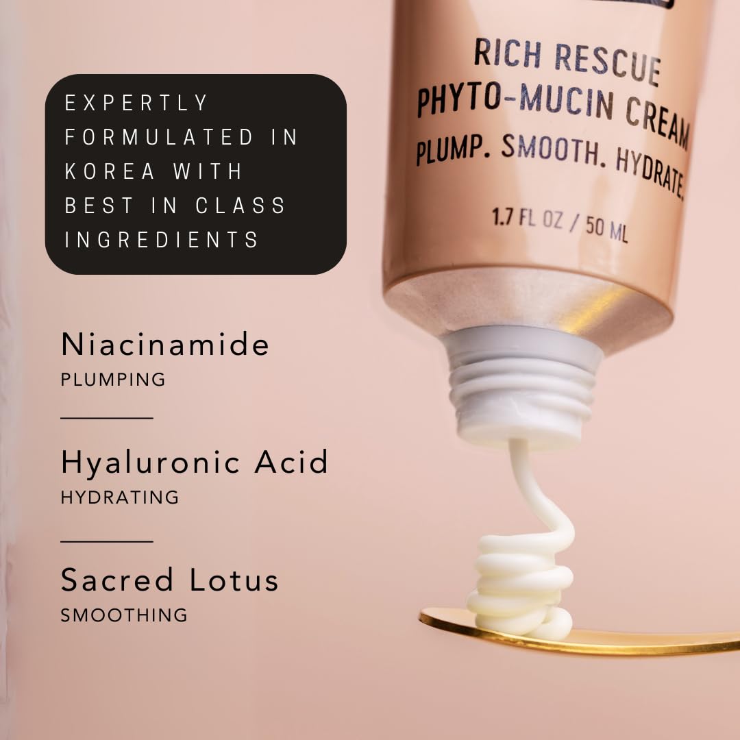 SAINT JANE hands applying cream showing lightweight absorption benefit