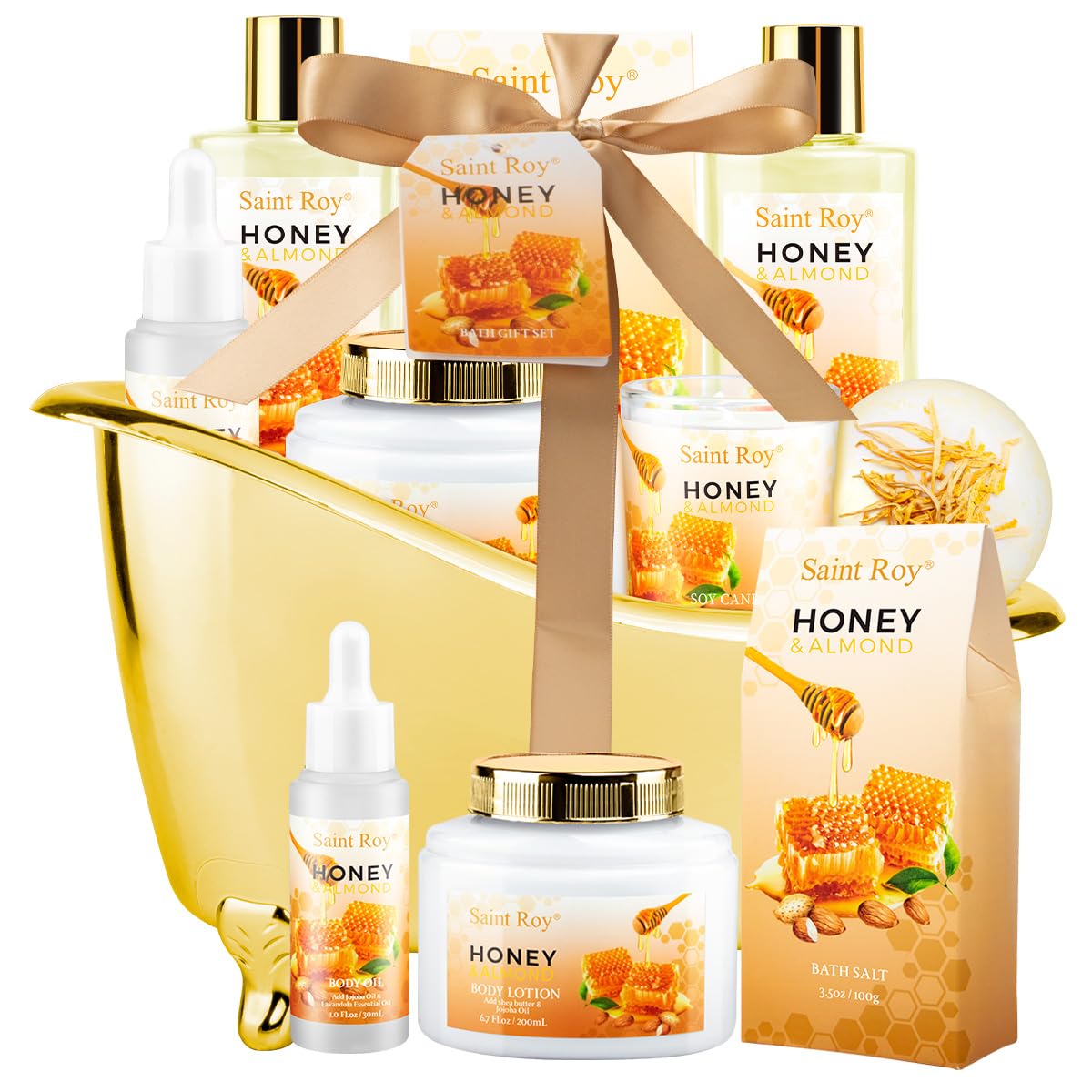 Saint Roy front packaging shows full kit and gift-ready presentation