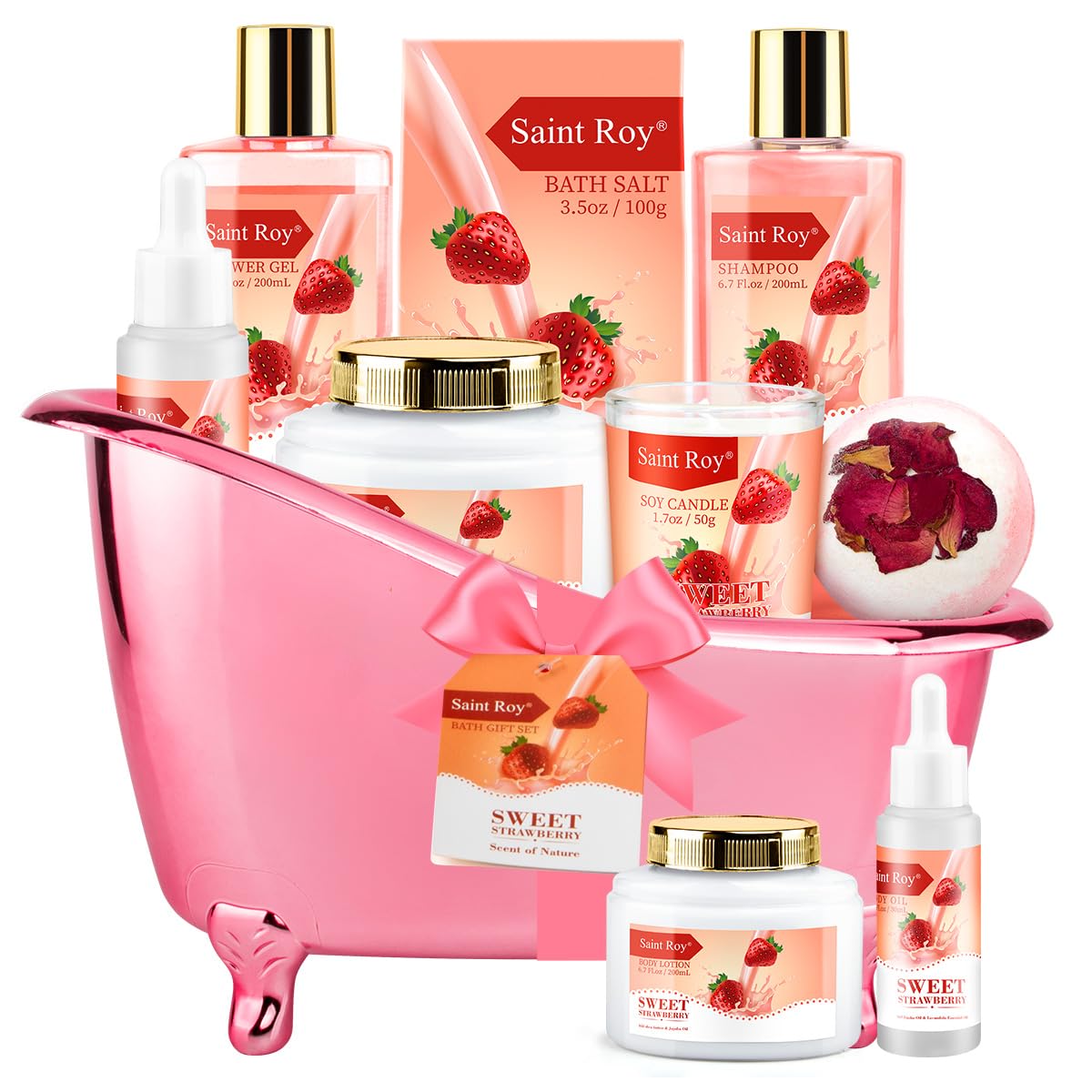 Saint Roy lifestyle bathroom scene illustrating home spa setup convenience