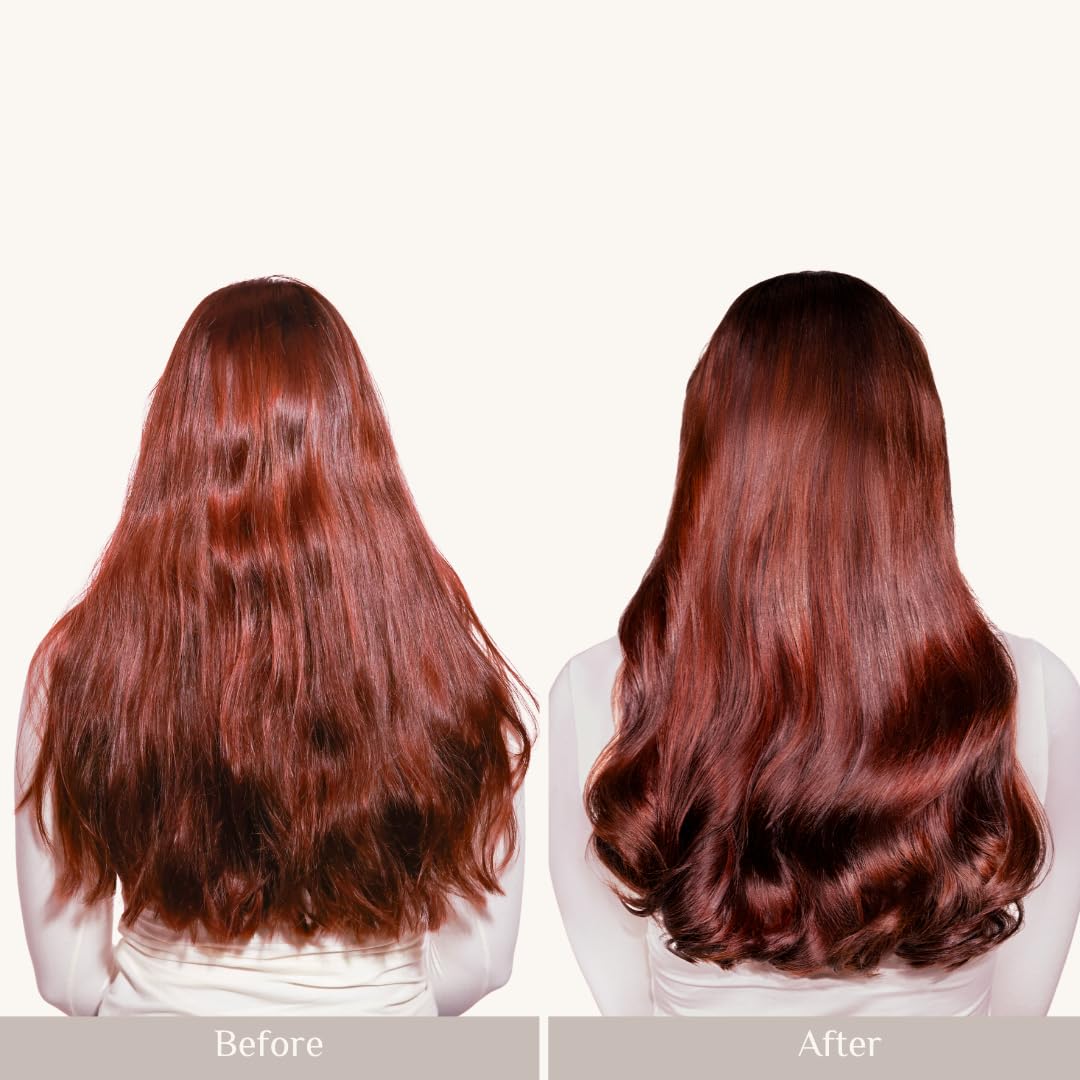 Saints & Sinners application on damp hair showing easier detangling