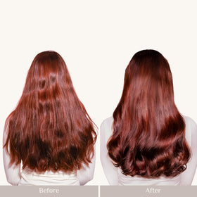 Saints & Sinners application on damp hair showing easier detangling