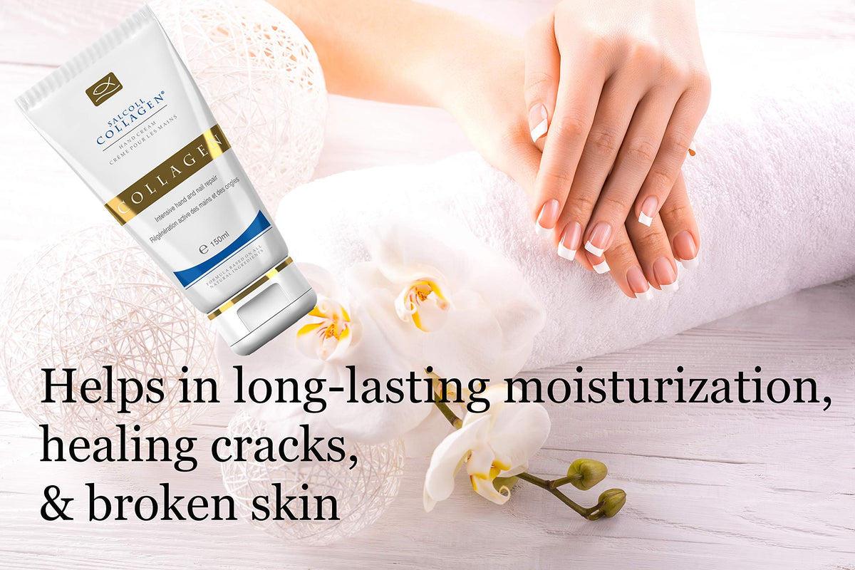 Salcoll cream texture closeup highlighting smooth, non-greasy formula for fast absorption