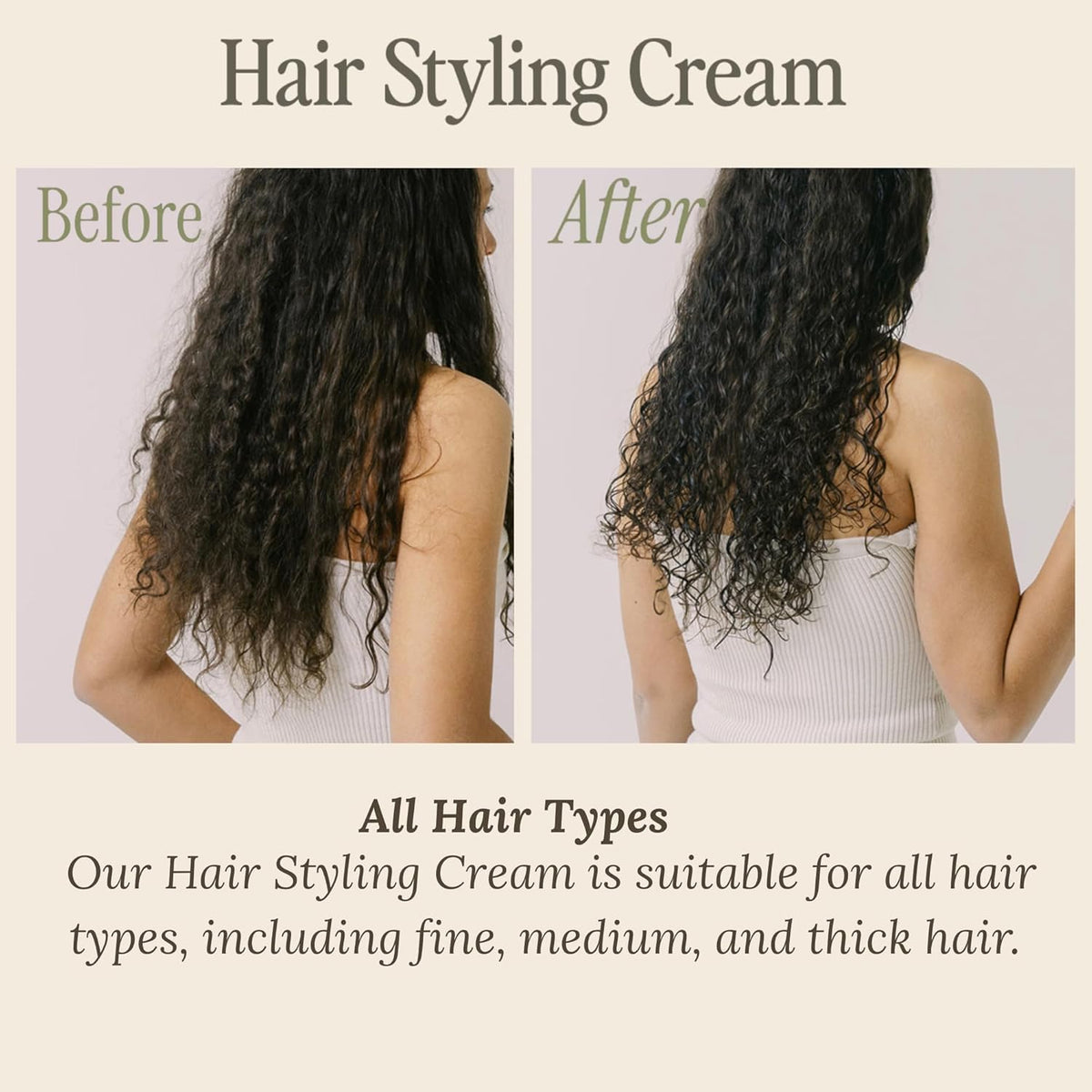 SALEE styled slickback on model with sleek anti-frizz shine