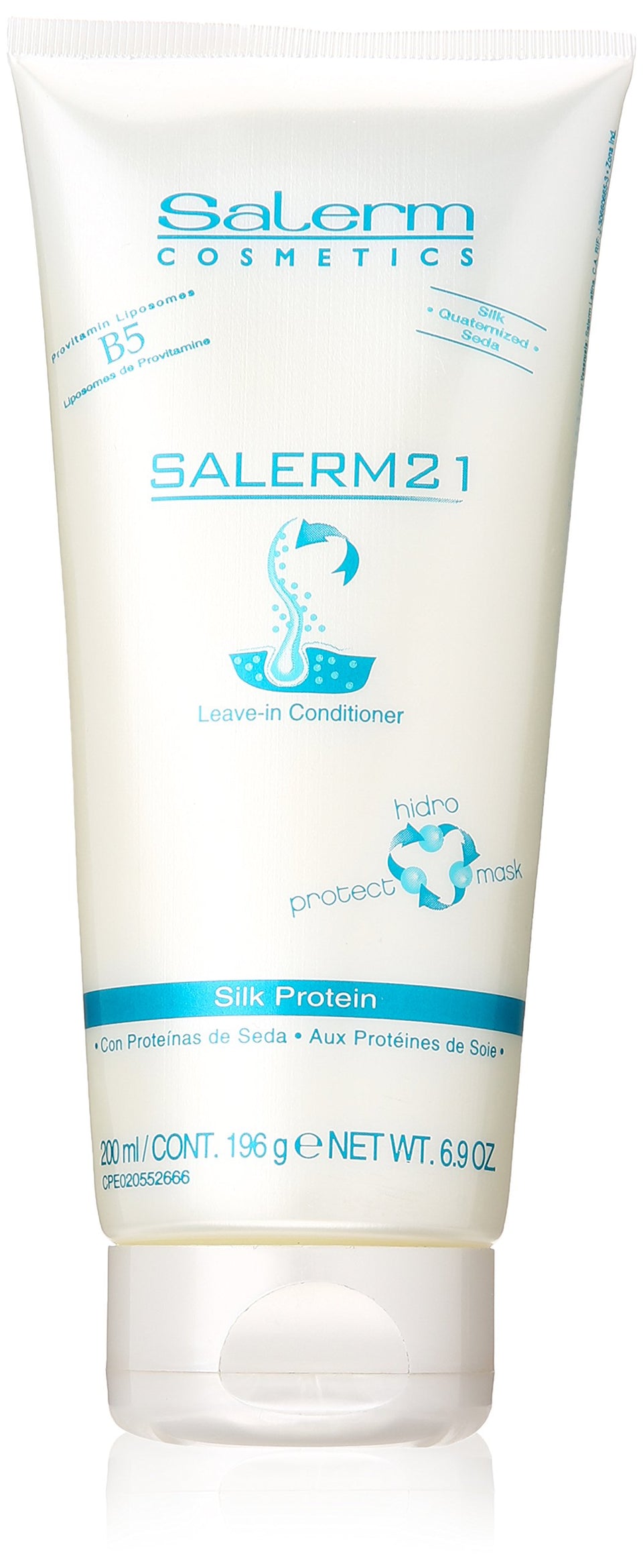 SALERM front packaging showing bottle and label, highlights instant repair benefit