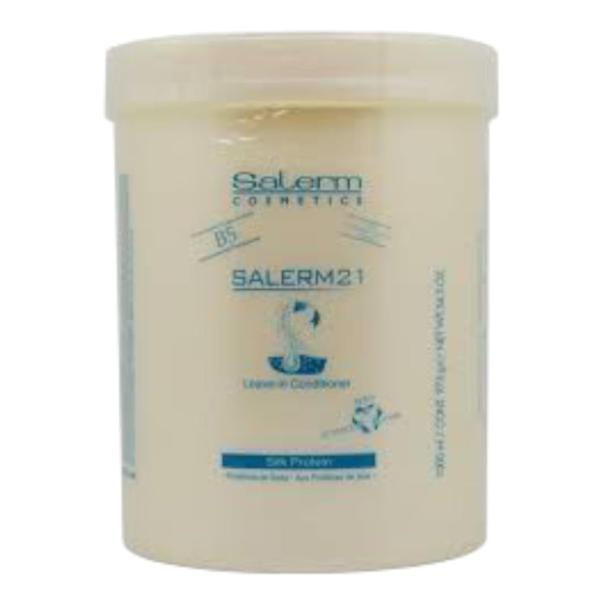 SALERM bottle front view showing 34oz size and glossy hair benefit