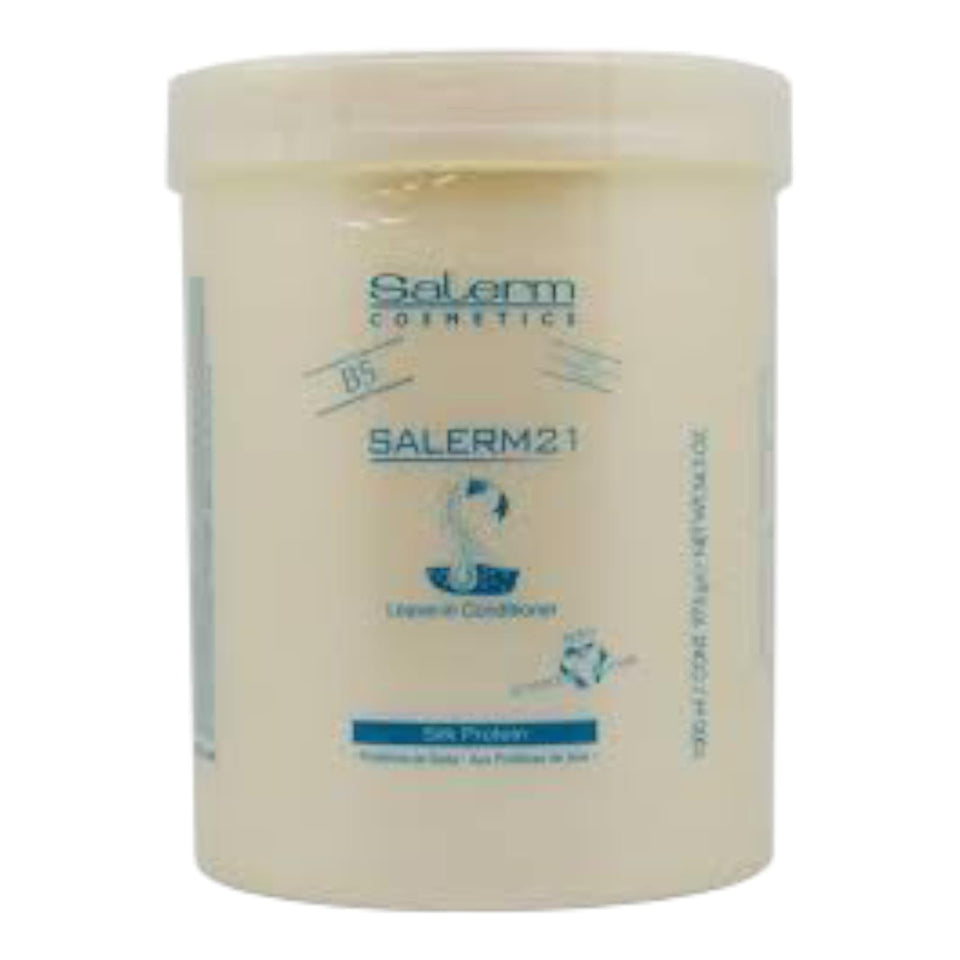 SALERM bottle front view showing 34oz size and glossy hair benefit