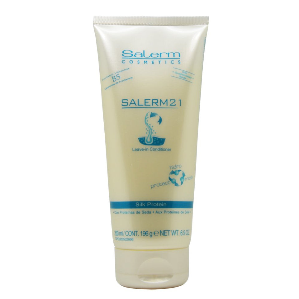 SALERM 21 front tube showing label and travel-friendly packaging benefits