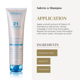 SALERM silk protein ingredient close-up conveying nourishing repair benefits