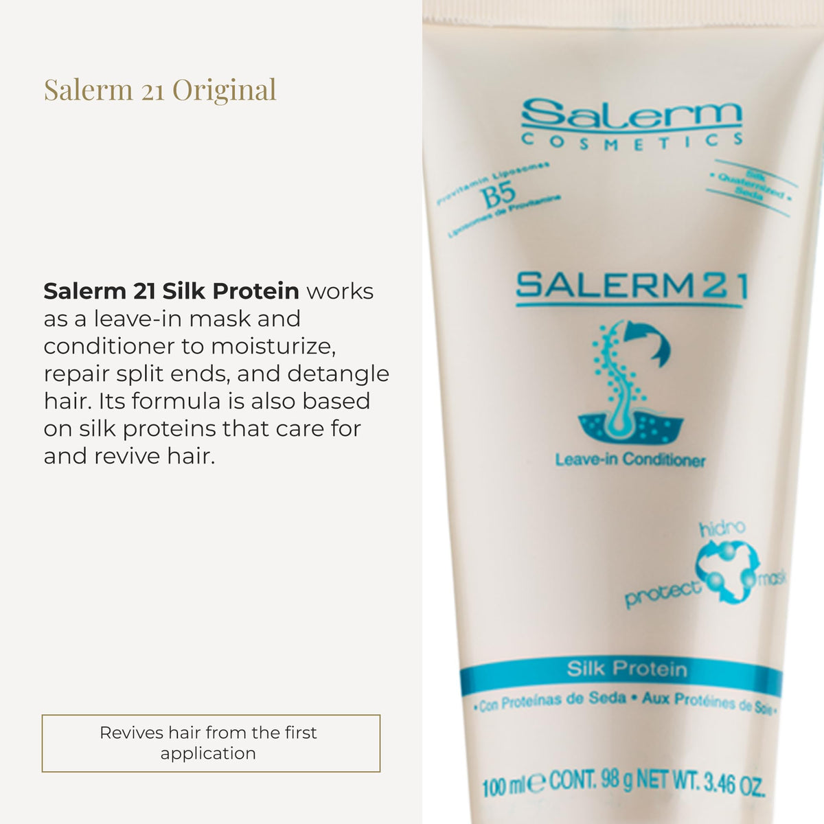 SALERM 21 pump dispense close-up demonstrating easy controlled application benefit