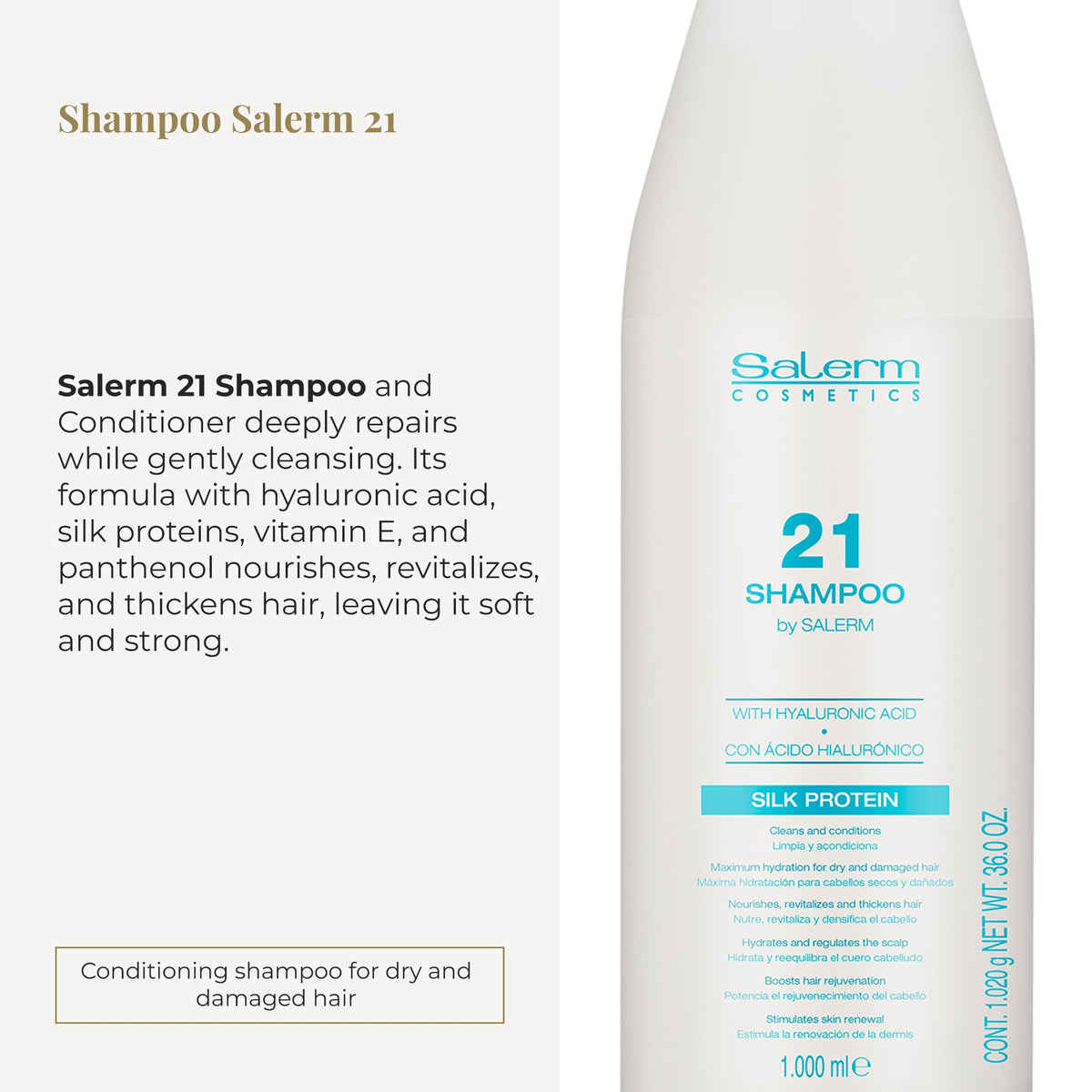 SALERM pump close-up highlighting easy-dispense for precise use