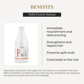 SALERM being applied to damp hair in salon to improve detangling and manageability
