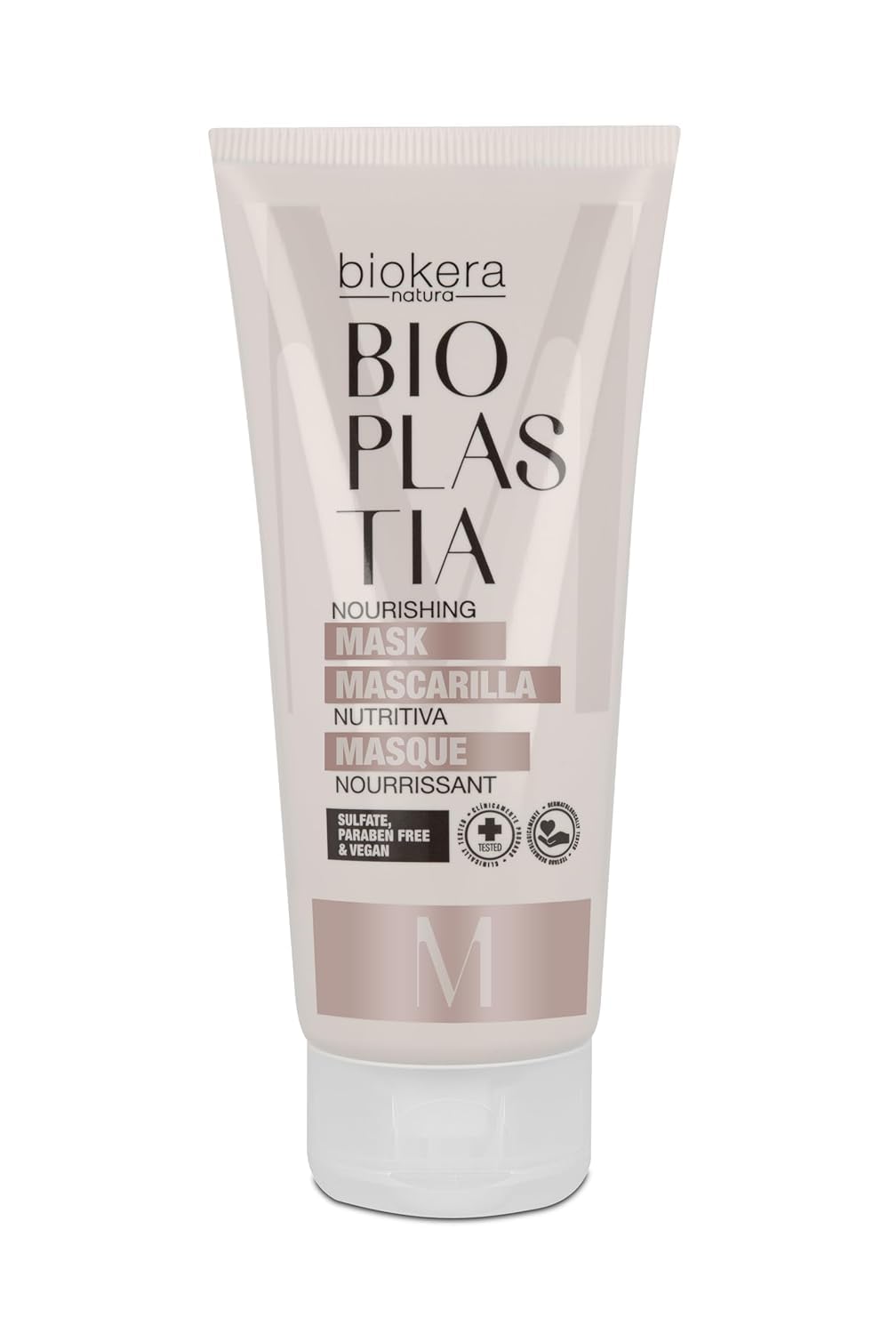SALERM front packaging of Biokera Bioplastia mask showing size and label, conveys professional quality