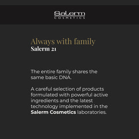SALERM bottle used by stylist applying leave-in for instant detangling benefit