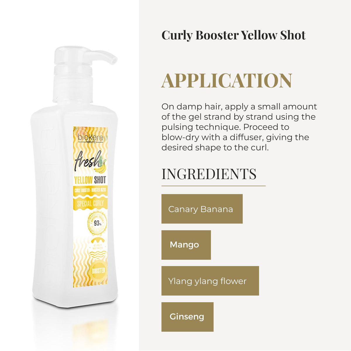 SALERM gel applied while diffusing hair to boost curl definition and volume
