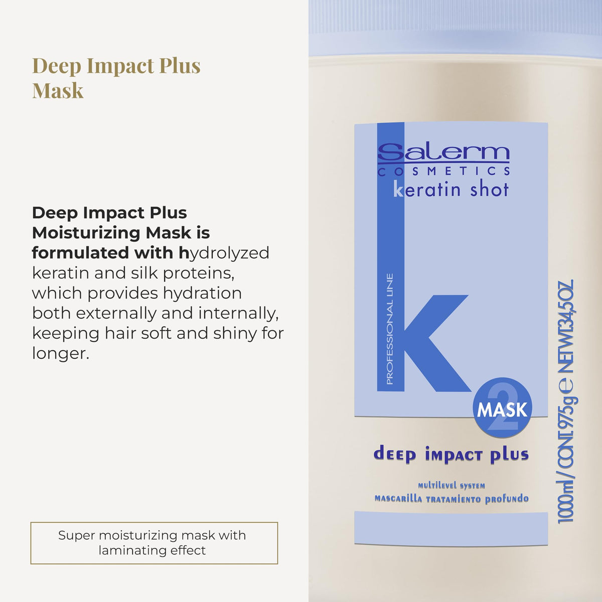 SALERM close-up of creamy mask texture demonstrating rich hydration benefit