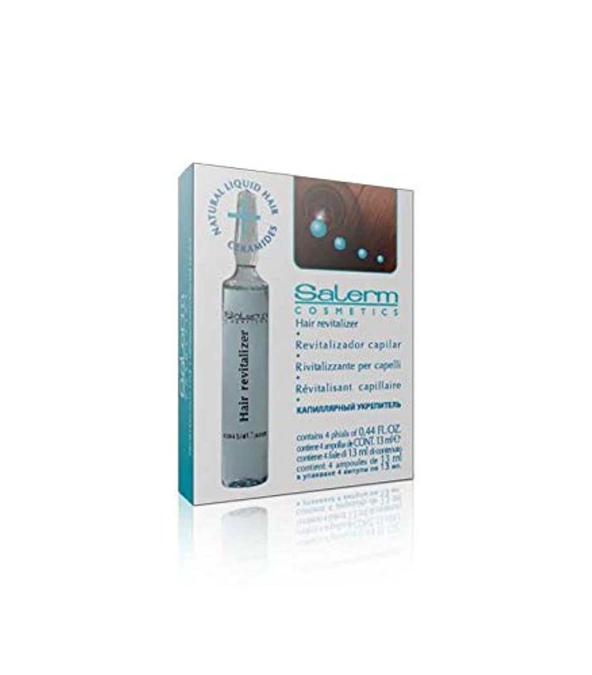 SALERM front bottle view showing label and compact applicator for easy application