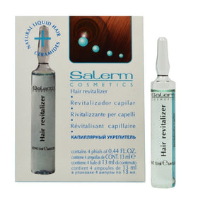 SALERM serum applied to scalp demonstrating targeted use and quick absorption