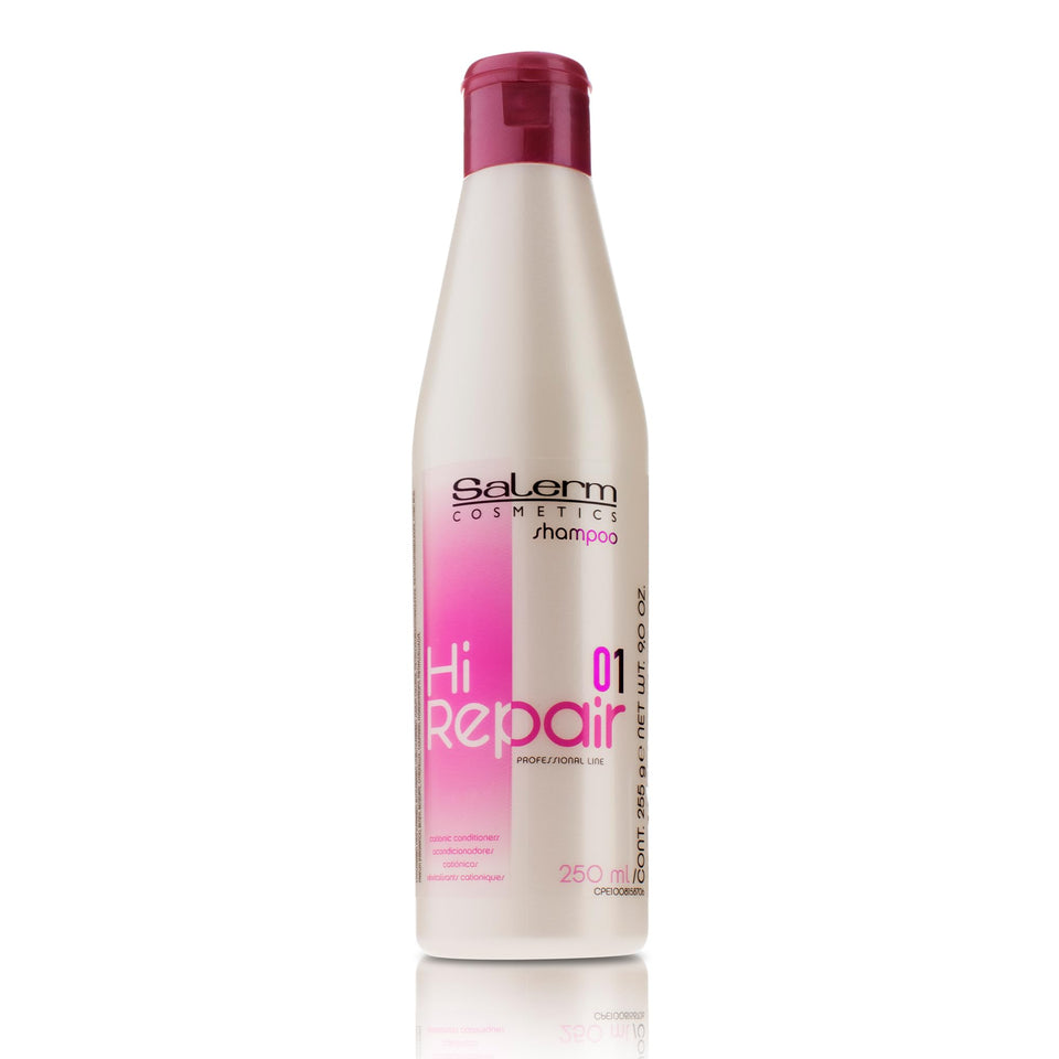 SALERM bottle front view showing label and volume, clear brand recognition and benefit