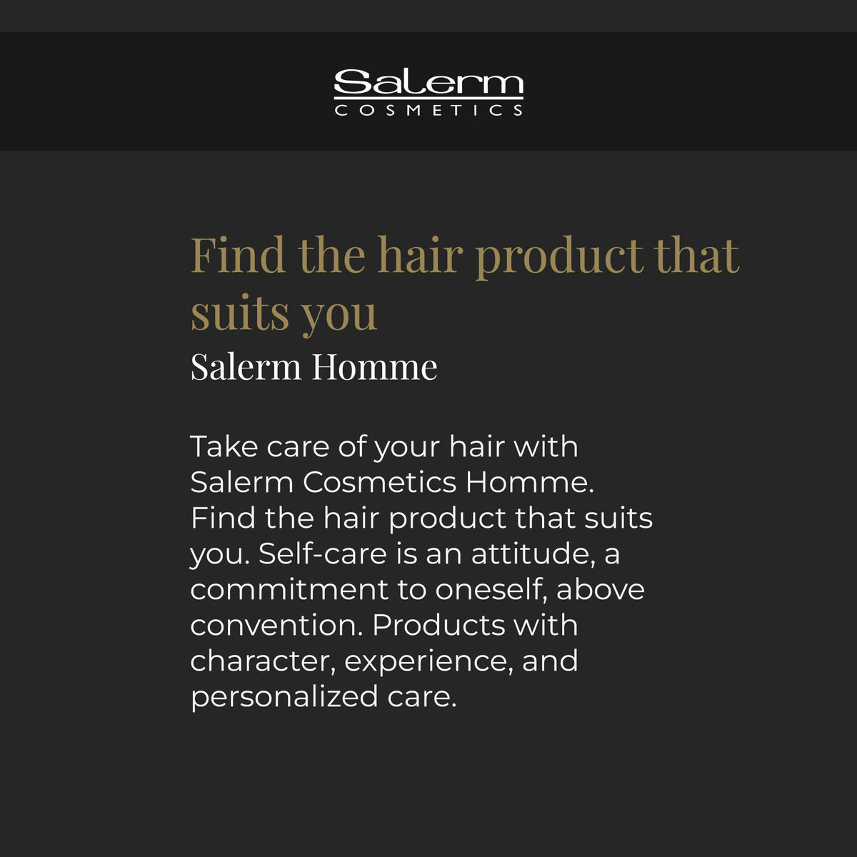 SALERM gel being activated with hairdryer to enhance hold and shape