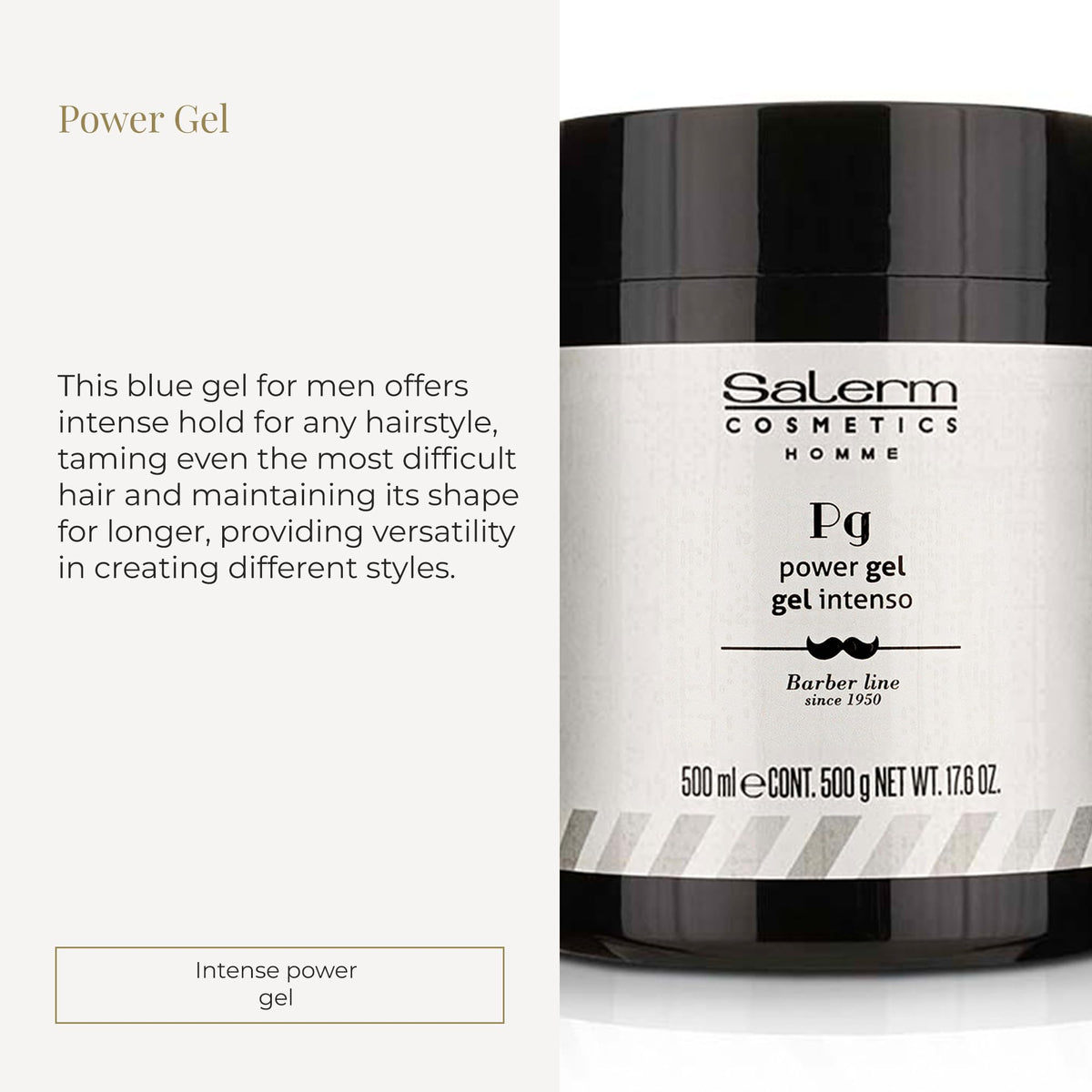 SALERM gel pouring to show blue texture and added moisture benefit