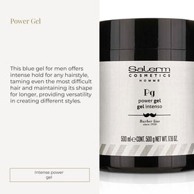 SALERM gel pouring to show blue texture and added moisture benefit
