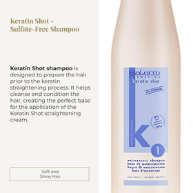 SALERM back label with ingredients list and professional guidance