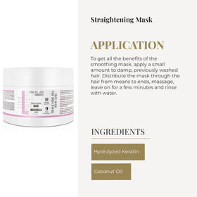 SALERM being applied to damp hair demonstrating even distribution and smoother finish