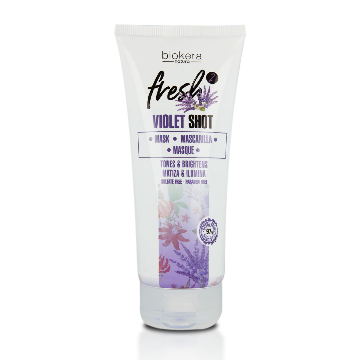 SALERM purple mask front packaging showing 200 ml and product name for clear identification and trust