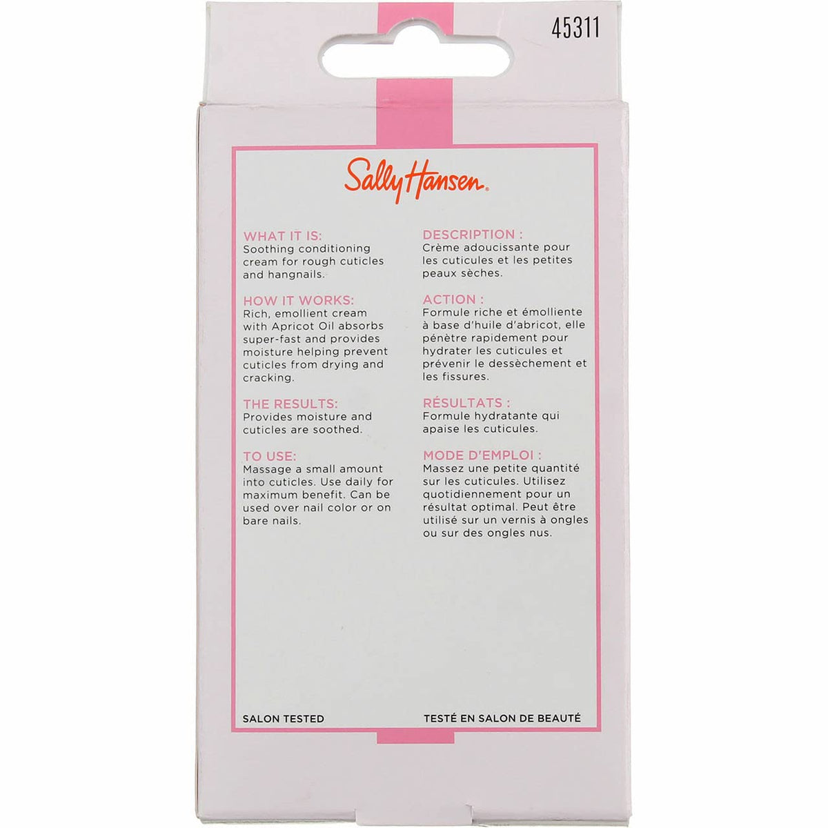 Sally Hansen jar beside coin to show 12ml size and convenient portability