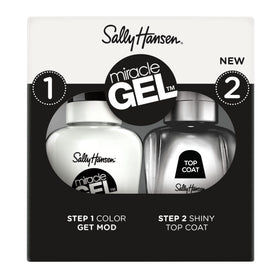 Sally Hansen duo front packaging showing bottles and color, clear brand presentation and convenience