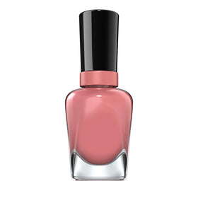 Sally Hansen polish on vanity setting suggesting salon-quality result benefit