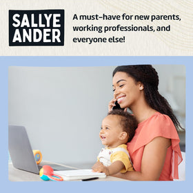 SALLYEANDER Nourish held in hand for size comparison showing travel-friendly, portable benefit