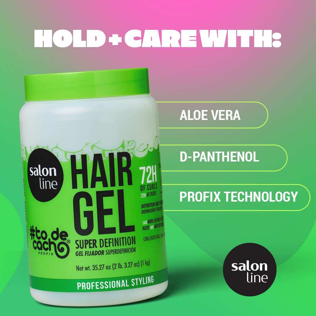Salon Line applying gel to wet hair for even distribution benefit