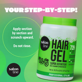 Salon Line aloe vera and D-panthenol ingredient display for hydration