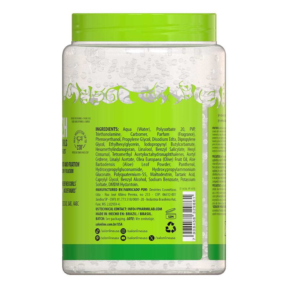 Salon Line label close-up displaying PROFIX and active ingredients