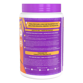 Salon Line jar next to hand to illustrate the 35.27 oz scale and long-lasting use