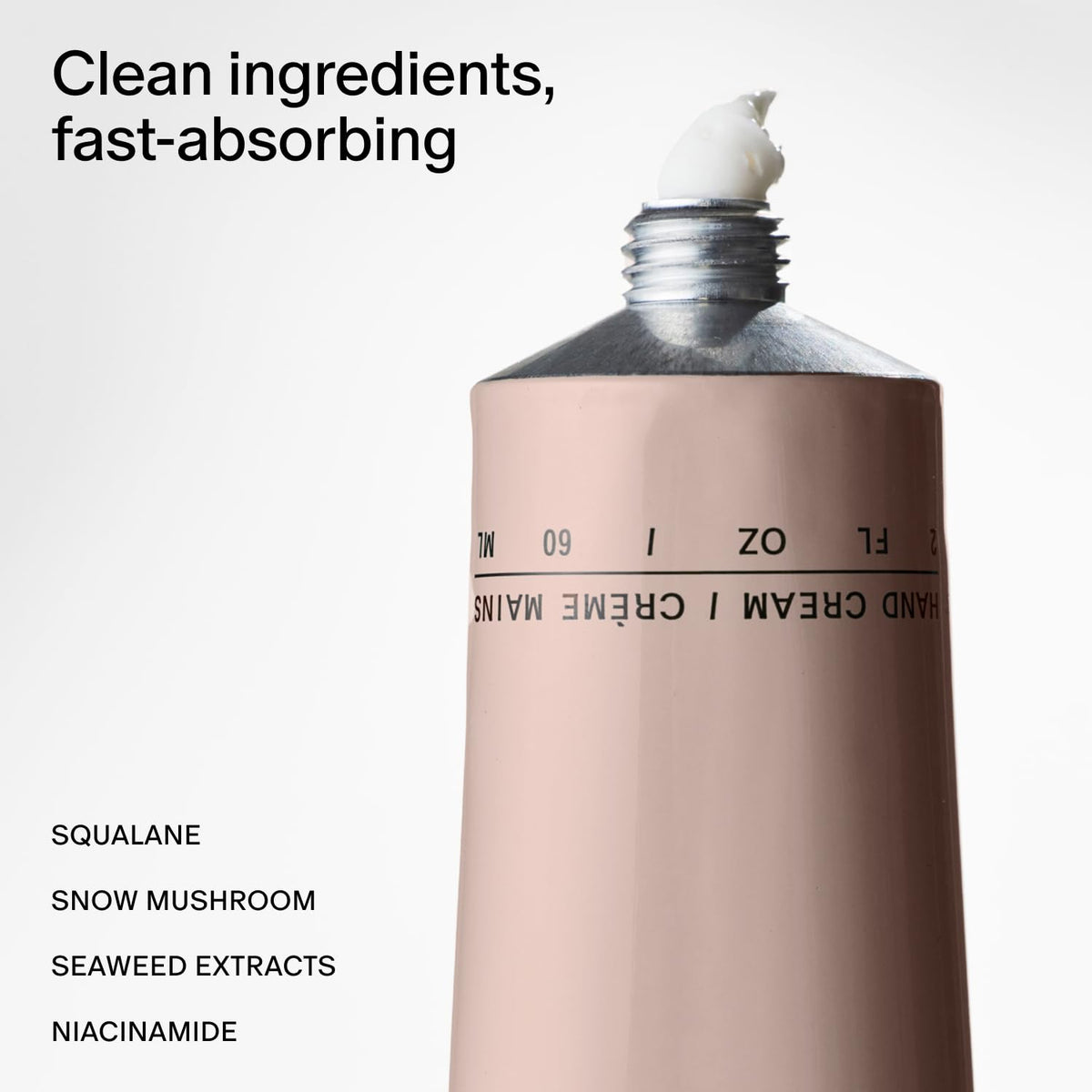 Salt & Stone open cap and cream texture demonstrating fast-absorbing finish benefit