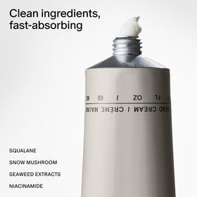 Salt & Stone cream texture close-up, silky finish for soft hands