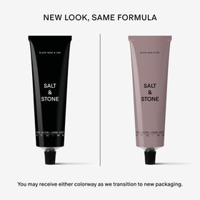 Salt & Stone pump top detail highlighting easy dispensing and travel convenience