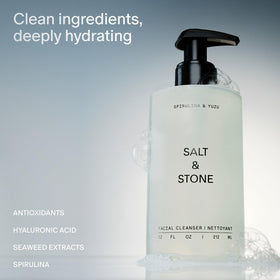 Salt & Stone gel texture close-up highlights hydrating consistency benefit