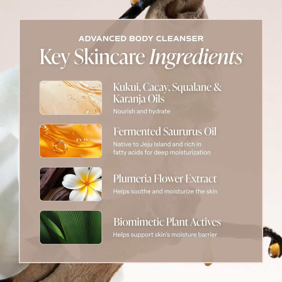 Saltair application after shower lifestyle scene showing quick absorption and hydrated glow