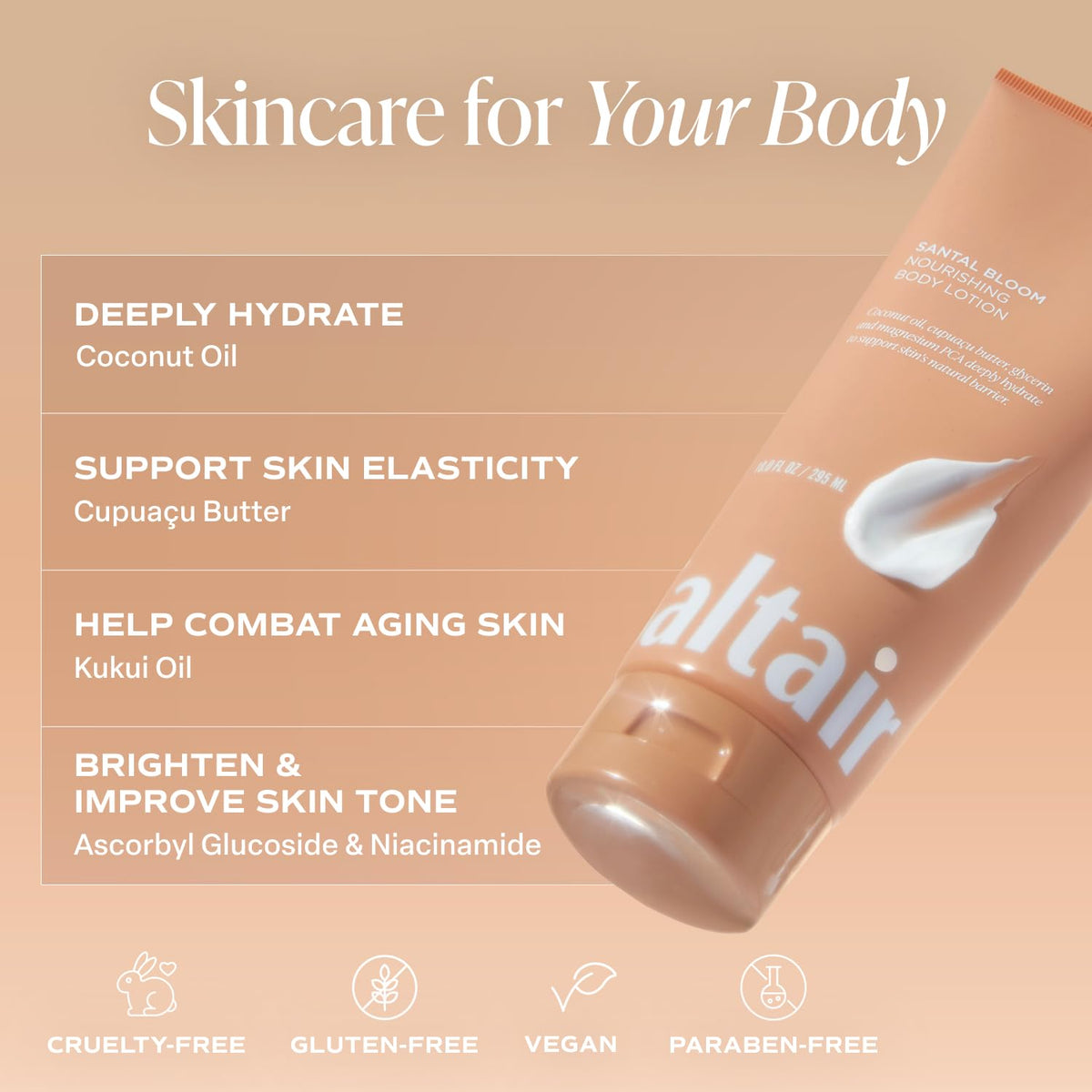 Saltair applied on forearm showing visible softening effect