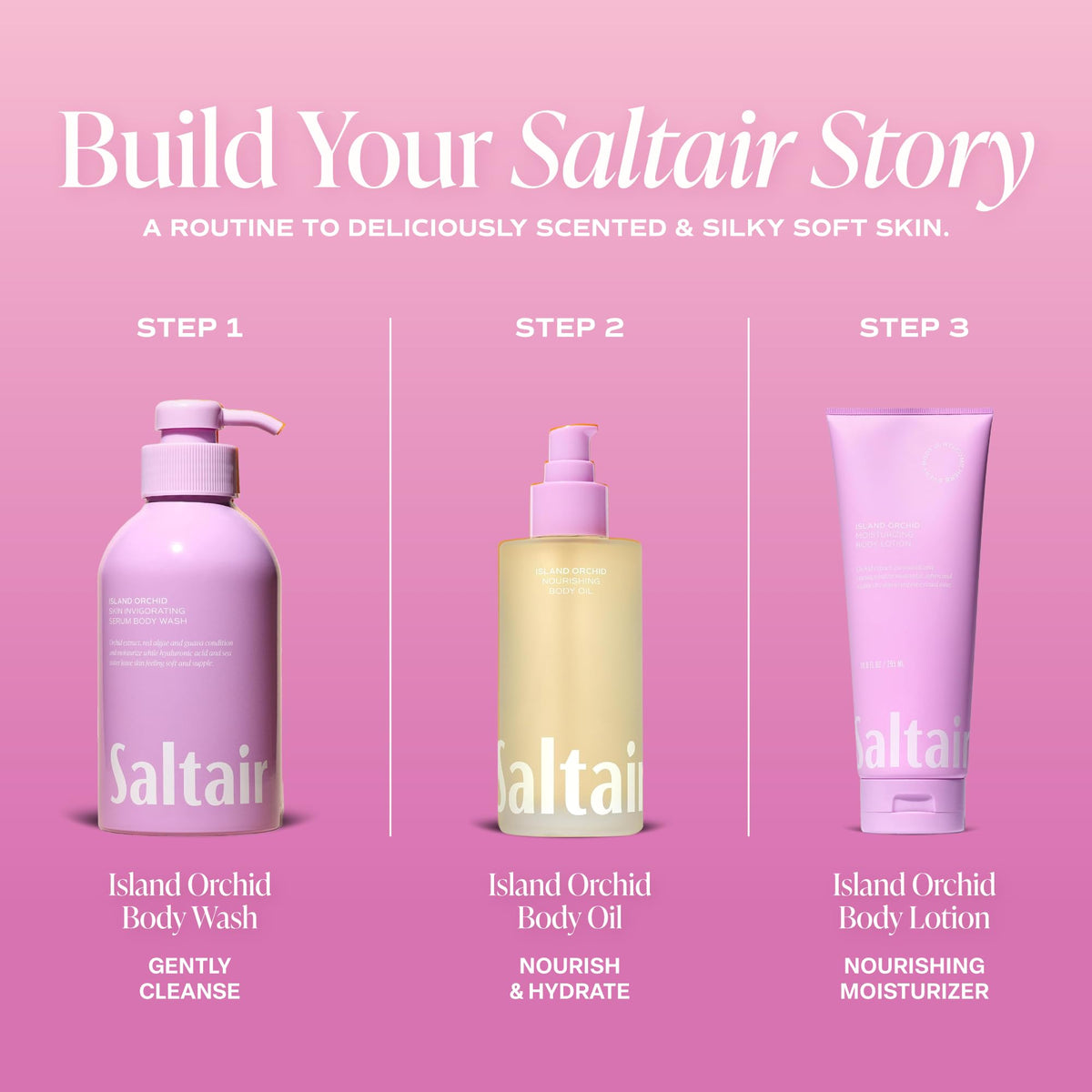 Saltair being massaged onto forearm demonstrating quick absorption and softening benefit