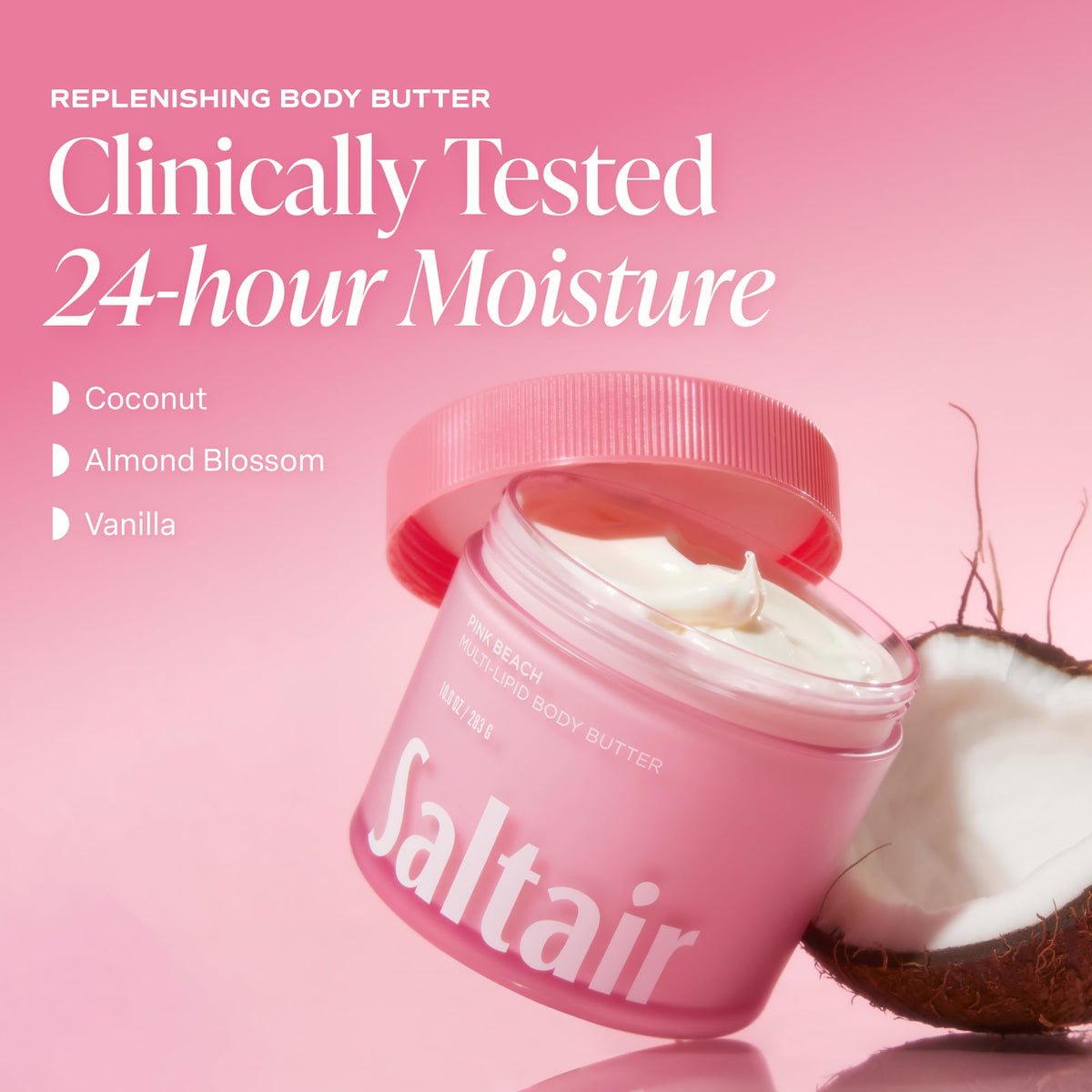 Saltair creamy texture close-up demonstrating rich, fast-absorbing moisture
